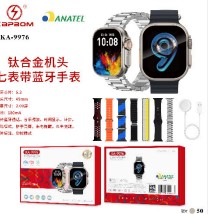 - Relgios    Cod. Smartwatch de Titnio 7 pulseiras ka-9976